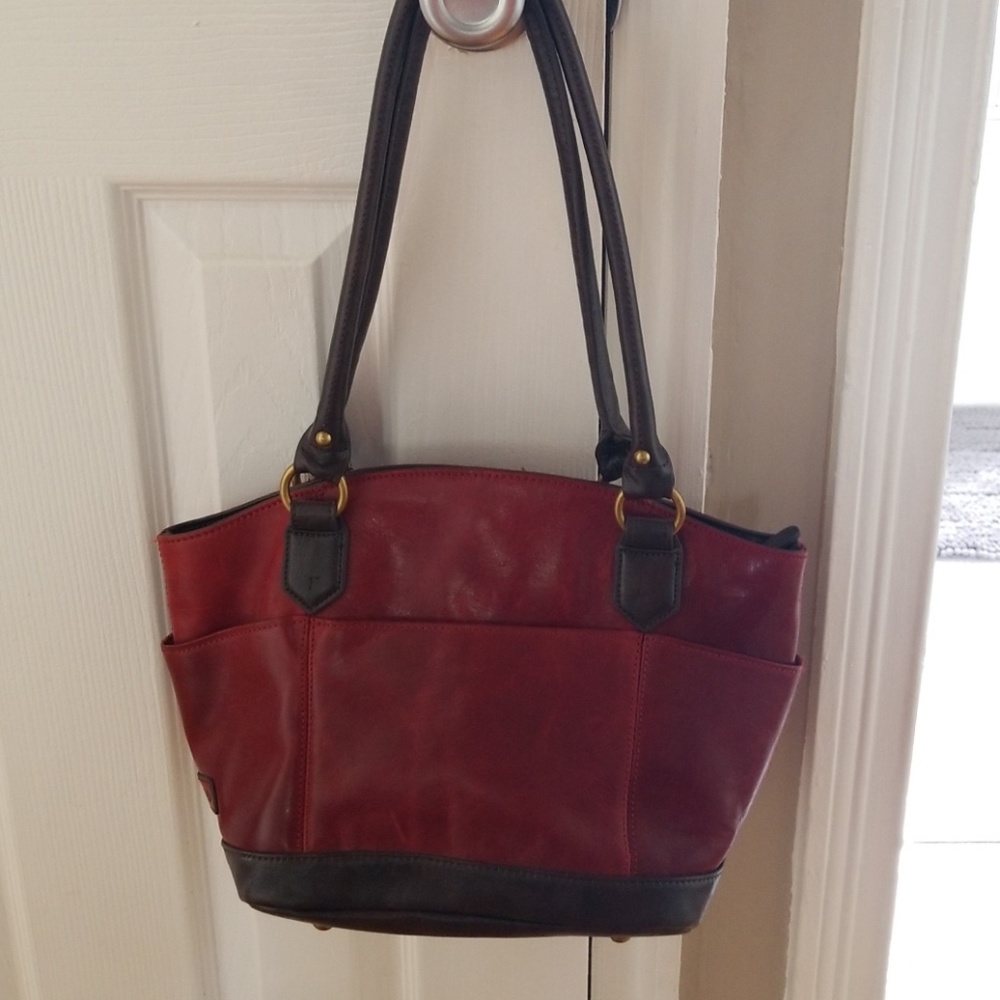 Beautiful New Tignanello Red Handbag